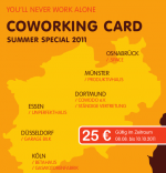 Coworking Card Summer Special 2011